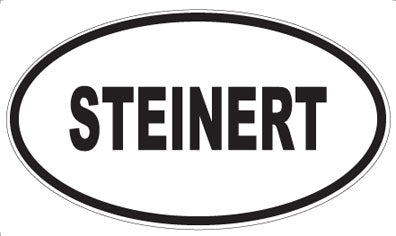 STEINERT - Oval Sticker