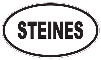 STEINES - Oval Sticker