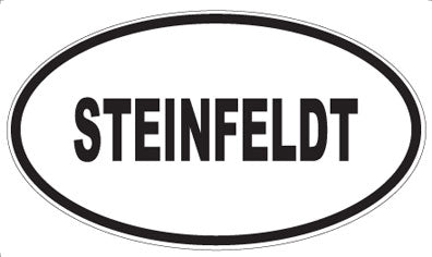 STEINFELDT - Oval Sticker