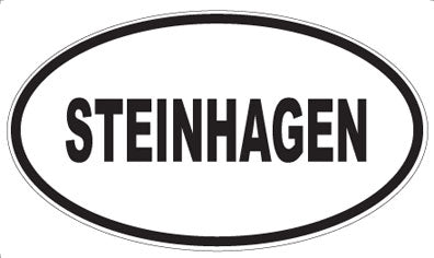 STEINHAGEN - Oval Sticker