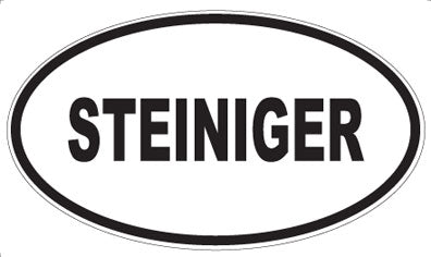 STEINIGER - Oval Magnet