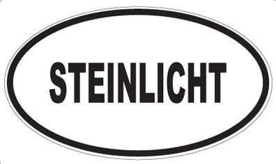 STEINLICHT - Oval Sticker