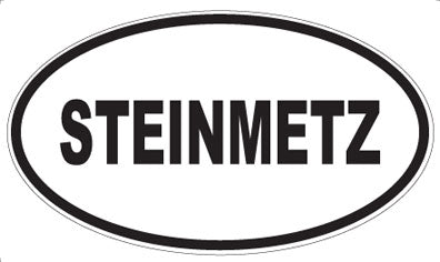 STEINMETZ - Oval Magnet