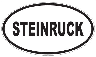 STEINRUCK - Oval Magnet