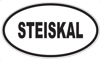 STEISKAL - Oval Sticker