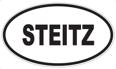 STEITZ - Oval Sticker