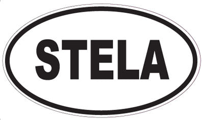 STELA - Oval Sticker