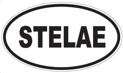 STELAE - Oval Sticker