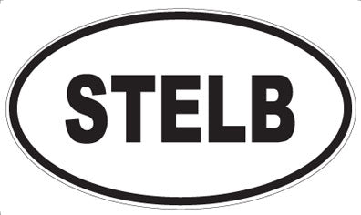 STELB - Oval Sticker