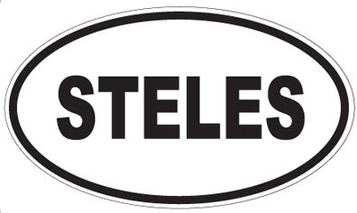 STELES - Oval Sticker