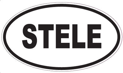 STELE - Oval Magnet
