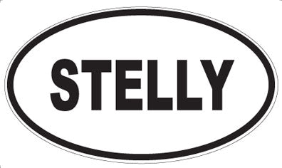 STELLY - Oval Sticker