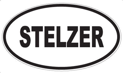 STELZER - Oval Sticker
