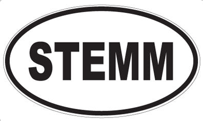 STEMM - Oval Sticker