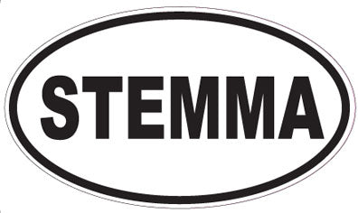 STEMMA - Oval Sticker