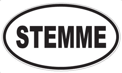 STEMME - Oval Magnet