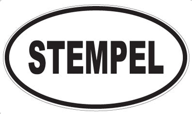 STEMPEL - Oval Magnet
