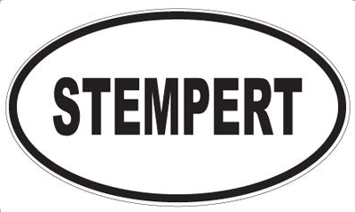 STEMPERT - Oval Magnet
