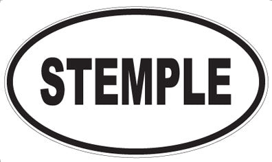 STEMPLE - Oval Magnet