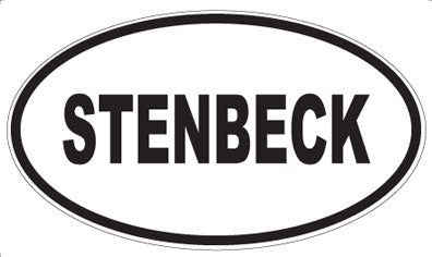 STENBECK - Oval Sticker