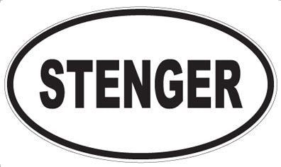 STENGER - Oval Magnet