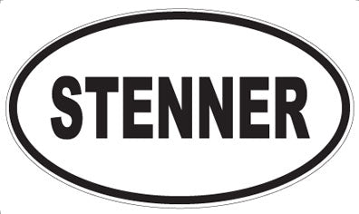 STENNER - Oval Sticker