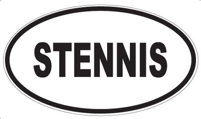 STENNIS - Oval Sticker