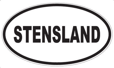 STENSLAND - Oval Magnet