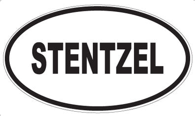 STENTZEL - Oval Magnet