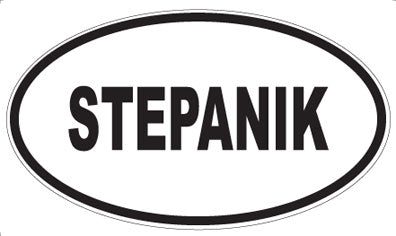 STEPANIK - Oval Magnet