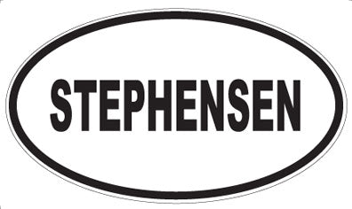 STEPHENSEN - Oval Magnet