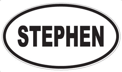 STEPHEN - Oval Magnet