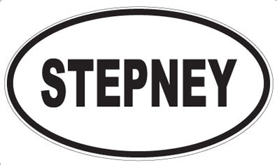 STEPNEY - Oval Sticker