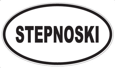 STEPNOSKI - Oval Magnet