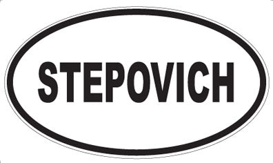STEPOVICH - Oval Magnet