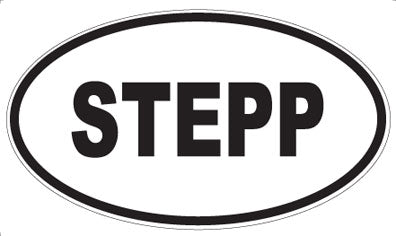 STEPP - Oval Sticker