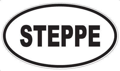 STEPPE - Oval Magnet