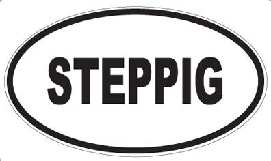 STEPPIG - Oval Sticker