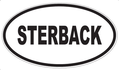 STERBACK - Oval Magnet