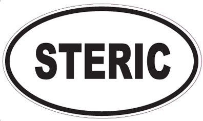 STERIC - Oval Sticker