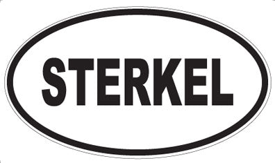 STERKEL - Oval Sticker