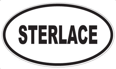 STERLACE - Oval Sticker