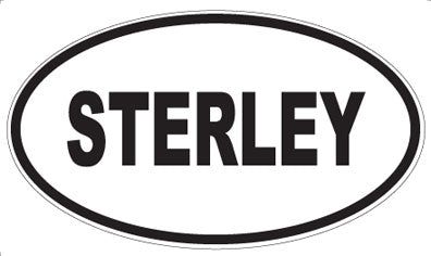 STERLEY - Oval Sticker