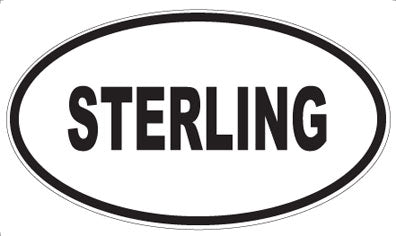 STERLING - Oval Magnet