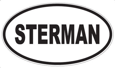 STERMAN - Oval Magnet