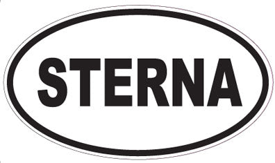 STERNA - Oval Sticker