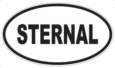 STERNAL - Oval Magnet