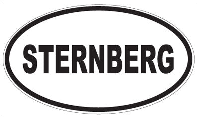 STERNBERG - Oval Sticker