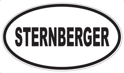 STERNBERGER - Oval Magnet