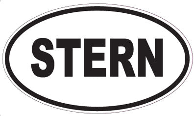 STERN - Oval Magnet